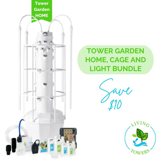 Tower Garden HOME Cage and Grow Lights | Living Towers Florida Keys